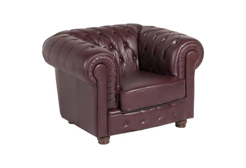 Max Winzer® Chesterfield-Sessel Bridgeport, mit edler Knopfheftung, geschwunge Armlehnen von Max Winzer®
