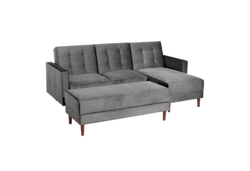 Max Winzer® Ecksofa Easy Relax, Funktionssofa mit Hocker Samt von Max Winzer®