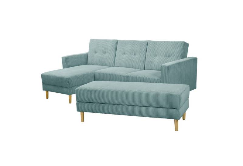 Max Winzer® Ecksofa Just Cool, Funktionssofa mit Hocker von Max Winzer®