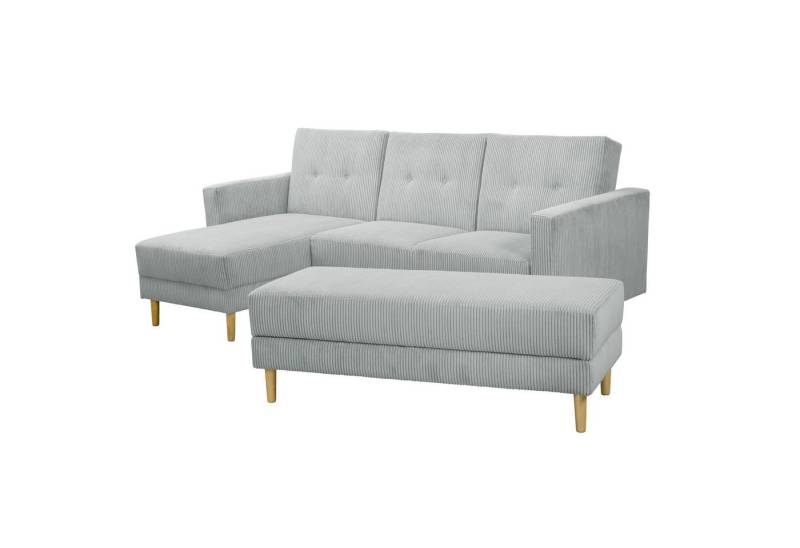 Max Winzer® Ecksofa Just Cool, Funktionssofa mit Hocker von Max Winzer®
