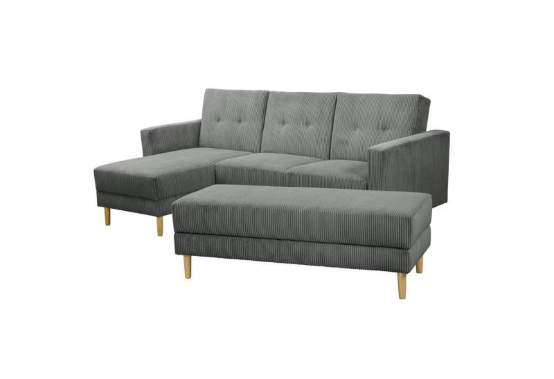 Max Winzer® Ecksofa Just Cool, Funktionssofa mit Hocker von Max Winzer®