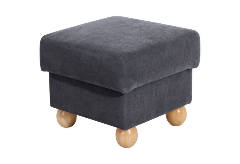 Max Winzer® Ohrensessel Monarch, Hocker Velours von Max Winzer®