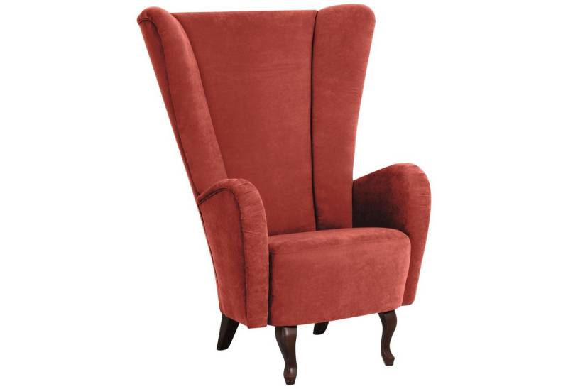 Max Winzer® Sessel Aurora, Hochlehnsessel Velours von Max Winzer®