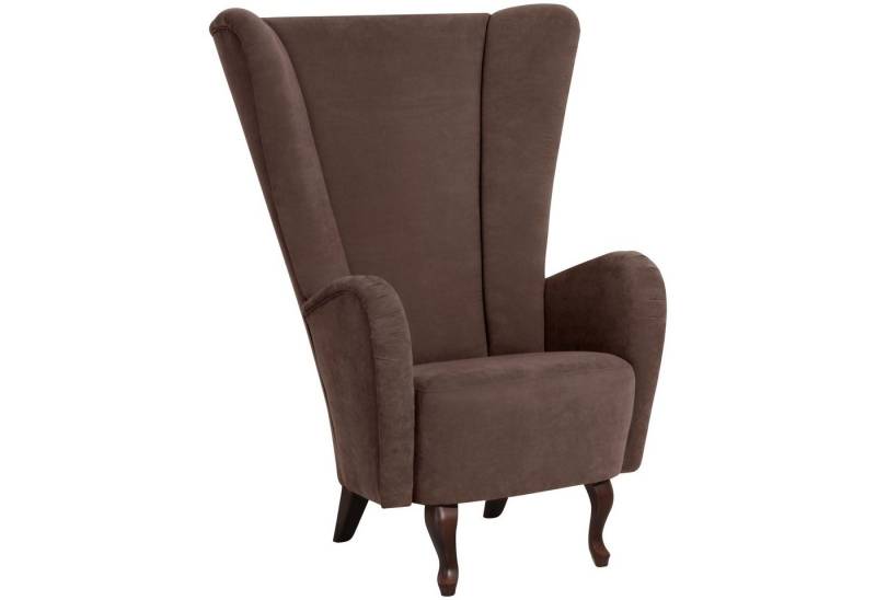 Max Winzer® Sessel Aurora, Hochlehnsessel Velours von Max Winzer®