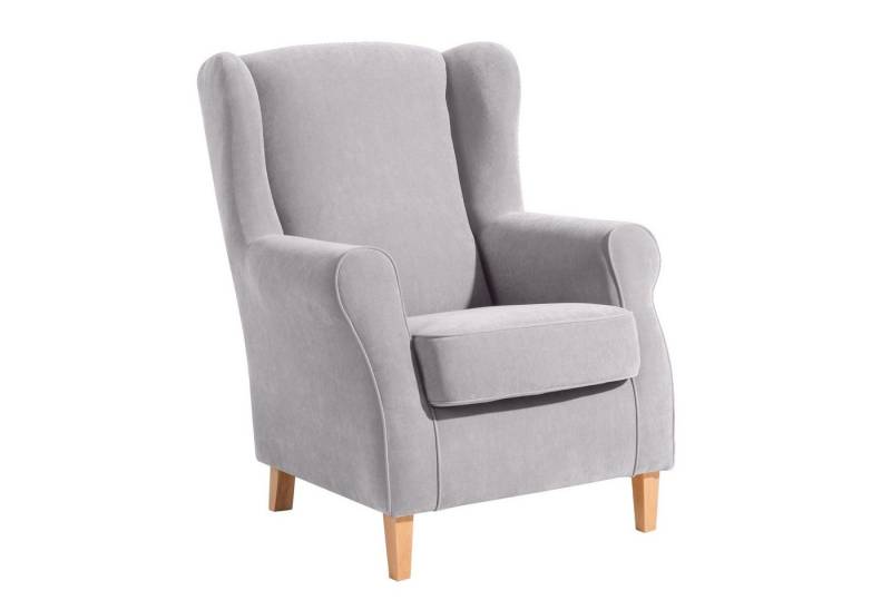 Max Winzer® Sessel Lorris, Ohrenbackensessel Velours von Max Winzer®