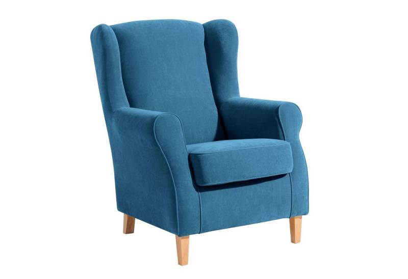 Max Winzer® Sessel Lorris, Ohrenbackensessel Velours von Max Winzer®