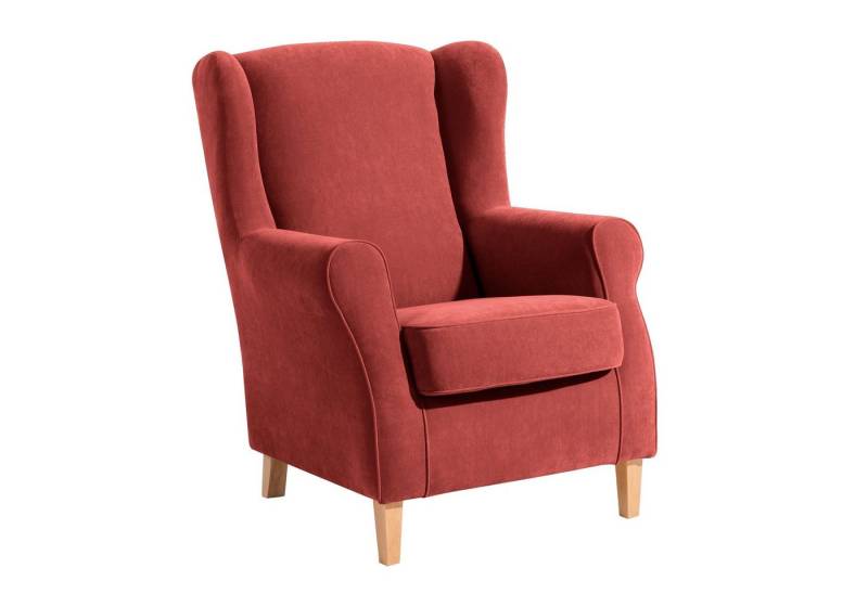 Max Winzer® Sessel Lorris, Ohrenbackensessel Velours von Max Winzer®