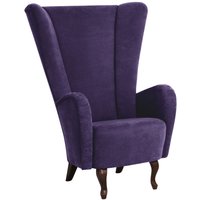 Aurora Hochlehnsessel violett von Max Winzer