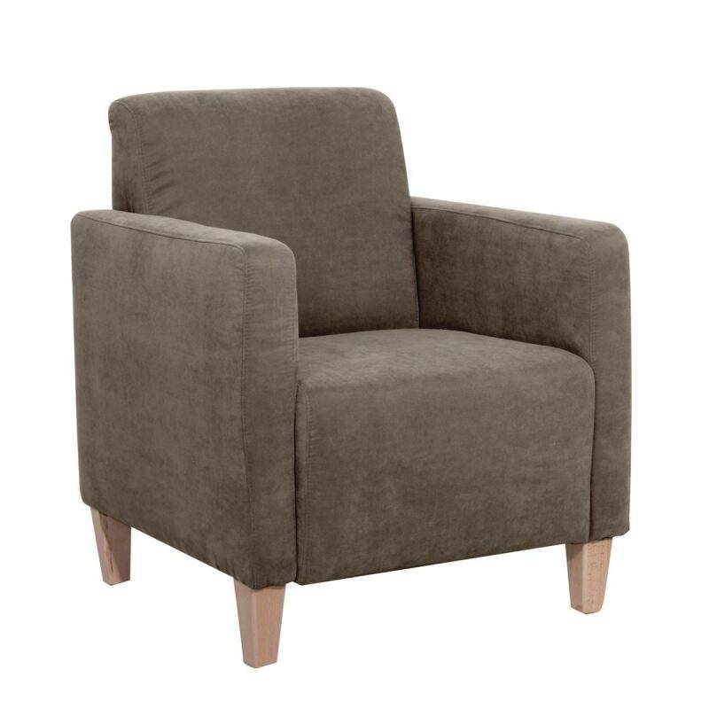 Cocktail Sessel Maja Veloursstoff sahara von Max Winzer