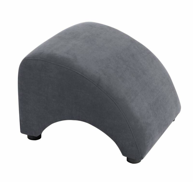 Hocker Borano Veloursstoff anthrazit von Max Winzer