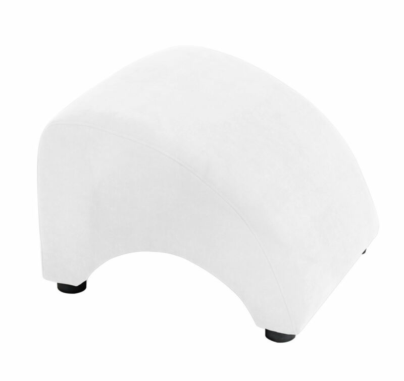 Hocker Borano Veloursstoff creme Hocker Borano Veloursstoff creme von Max Winzer