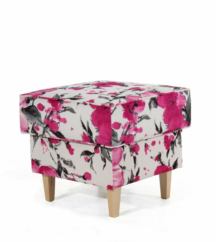 Hocker Luke Microfaser rot von Max Winzer