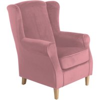 Lorris Ohrenbackensessel rose von Max Winzer