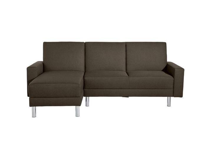 Max Winzer ECKSCHLAFSOFA, Braun, 3-Sitzer, Füllung: Polyetherschaumkern, 230x152 cm, Goldenes M, Made in Europe, Schlafen auf Sitzhöhe, Rücken echt, von Max-Winzer