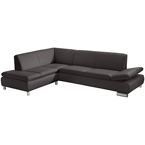 Max Winzer Ecksofa Links mit Sofa 2,5-Sitzer rechts Terrence Kunstleder braun von Max Winzer