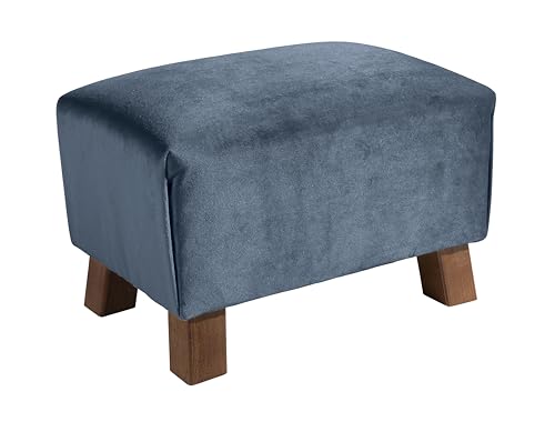 Max Winzer Footstool Hocker Kinderhocker Samtvelours (Petrol) von Max Winzer