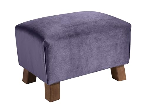 Max Winzer Footstool Hocker Kinderhocker Samtvelours (Purple) von Max Winzer