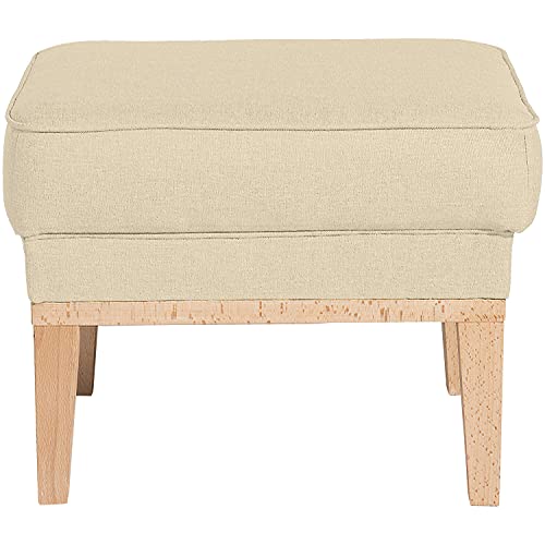 Max Winzer Hocker Angelo Flachgewebe beige von Max Winzer