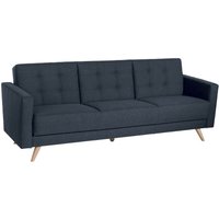 Max Winzer Julian Sofa 3-Sitzer mit Bettfunktion blau von Max Winzer