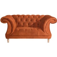 Max Winzer Loveseat "Isabelle", mit Knopfheftung & gedrechselten Füßen in Buche natur, Breite 167 cm von Max Winzer