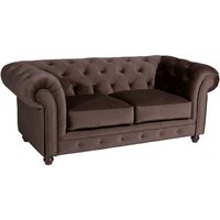 Max Winzer Orleans Sofa 2-Sitzer braun von Max Winzer