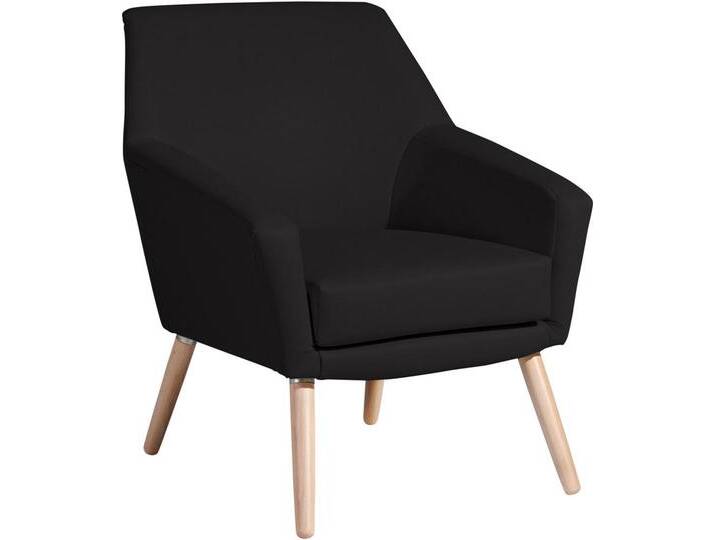Max Winzer SESSEL, Schwarz, Buche, 67x81x71 cm, Goldenes M, Made in Europe, Wohnzimmer, Sessel, Polstersessel von Max-Winzer