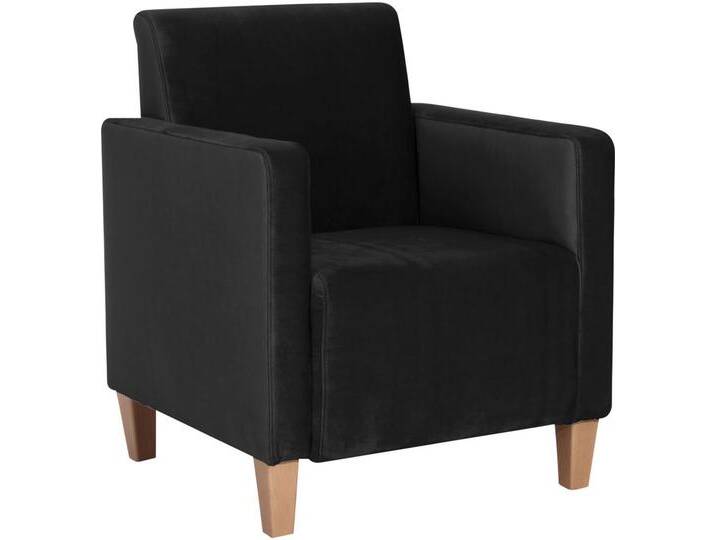Max Winzer SESSEL, Schwarz, Buche, 71x81x70 cm, Goldenes M, Made in Germany, Wohnzimmer, Sessel, Polstersessel Max Winzer SESSEL, Schwarz, Buche, 71x81x70 cm, Goldenes M, Made in Germany, Wohnzimmer, Sessel, Polstersessel von Max-Winzer