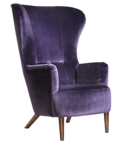 Max Winzer Sessel Liane Samtvelours Purple von Max Winzer