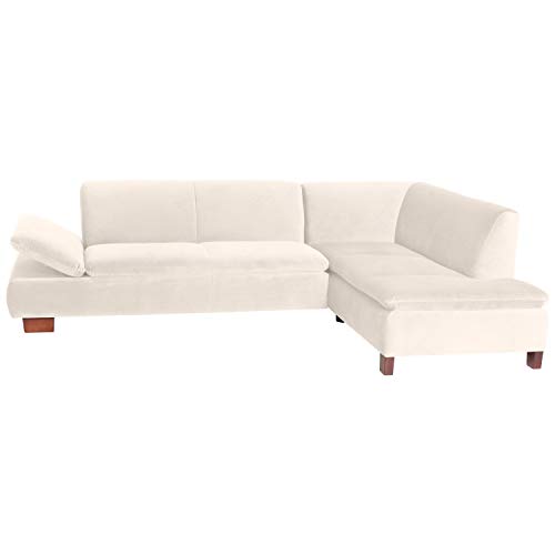 Max Winzer Sofa 2,5-Sitzer Links mit Ecksofa rechts Terrence Samtvelours Creme von Max Winzer