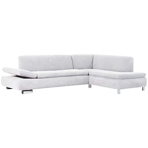 Max Winzer Sofa 2,5-Sitzer Links mit Ecksofa rechts Terrence Veloursstoff Creme von Max Winzer