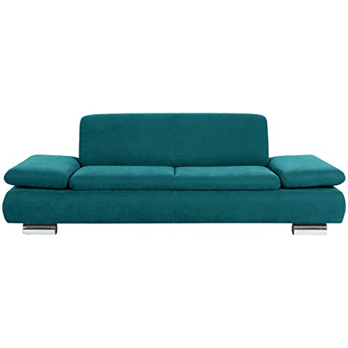 Max Winzer Sofa 2,5-Sitzer Terrence Veloursstoff Petrol von Max Winzer