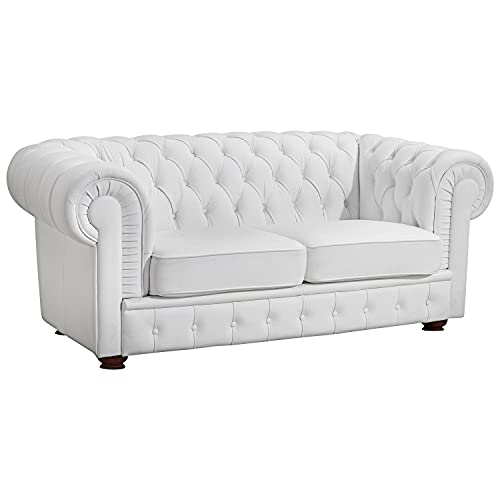 Max Winzer Sofa 2-Sitzer Bridgeport Kunstleder weiß von Max Winzer