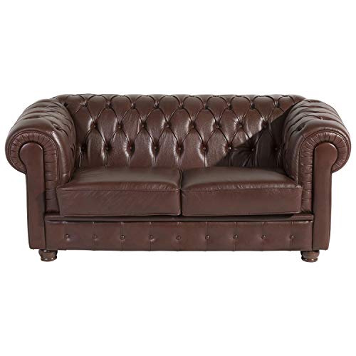 Max Winzer Sofa 2-Sitzer Bridgeport Wischleder braun von Max Winzer