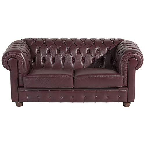 Max Winzer Sofa 2-Sitzer Bridgeport Wischleder rot von Max Winzer