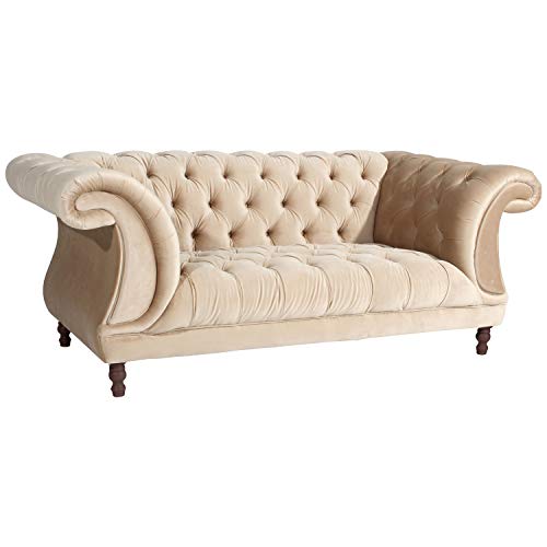 Max Winzer Sofa 2-Sitzer Ivette Samtvelours Sand von Max Winzer