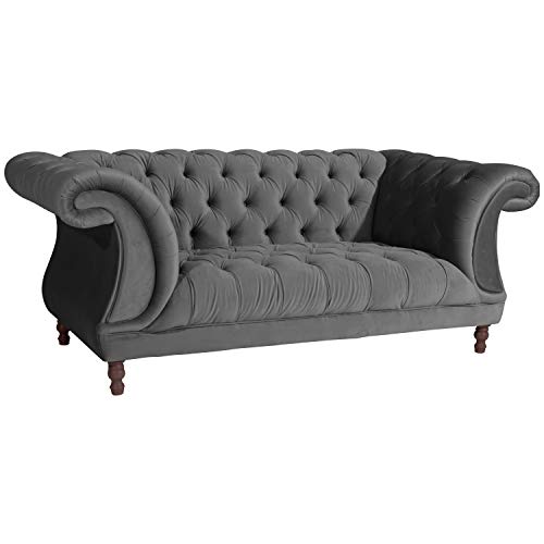 Max Winzer Sofa 2-Sitzer Ivette Samtvelours anthrazit von Max Winzer