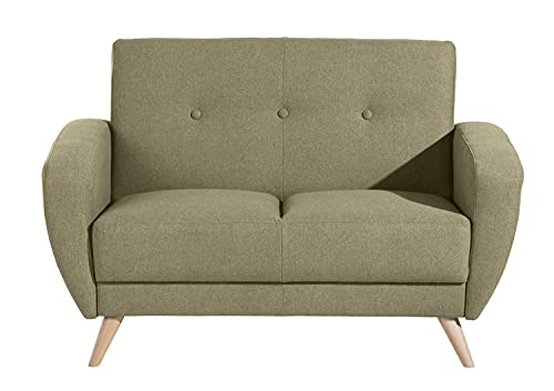 Max Winzer Sofa 2-Sitzer Jerry Samtvelours (mit Clean-ABO Ausrüstung) Oliv von Max Winzer