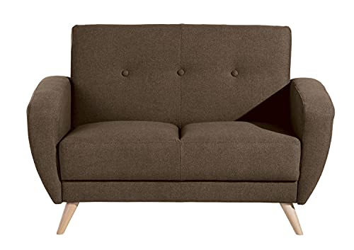 Max Winzer Sofa 2-Sitzer Jerry Samtvelours (mit Clean-ABO Ausrüstung) braun von Max Winzer