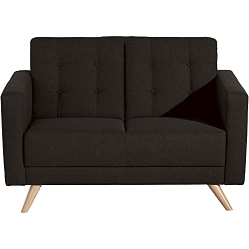 Max Winzer Sofa 2-Sitzer Julian Flachgewebe Schoko von Max Winzer