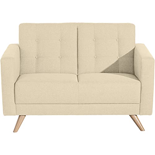 Max Winzer Sofa 2-Sitzer Julian Flachgewebe beige von Max Winzer