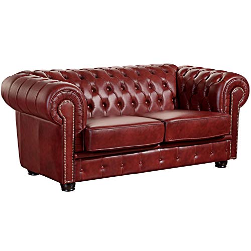 Max Winzer Sofa 2-Sitzer Norwin Wischleder rot von Max Winzer