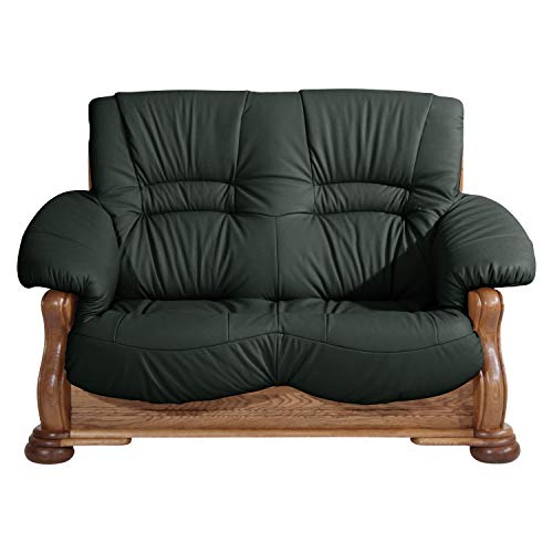 Max Winzer Sofa 2-Sitzer Tennessee Echtleder dunkelgrün von Max Winzer