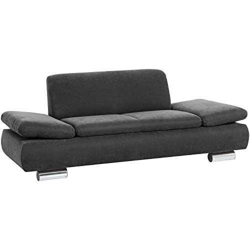 Max Winzer Sofa 2-Sitzer Terrence Veloursstoff anthrazit von Max Winzer