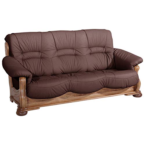 Max Winzer Sofa 3-Sitzer Tennessee Echtleder Burgund von Max Winzer