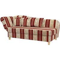 Selma Recamiere mit Armteil links klappbar rot Ornament von Max Winzer