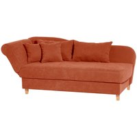 Selma Recamiere mit Armteil links klappbar terracotta Selma Recamiere mit Armteil links klappbar terracotta von Max Winzer