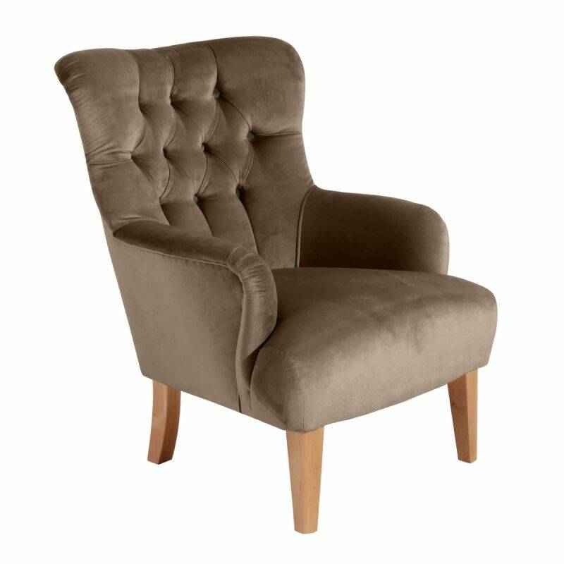 Sessel Bradley Samtvelours sahara von Max Winzer