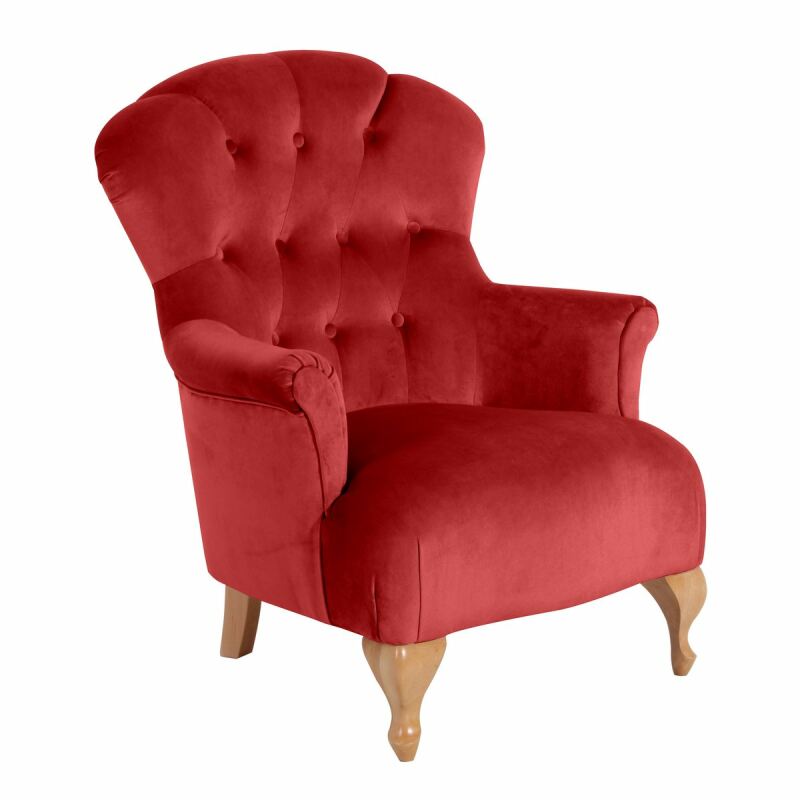 Sessel Clara Samtvelours ziegel Sessel Clara Samtvelours ziegel von Max Winzer
