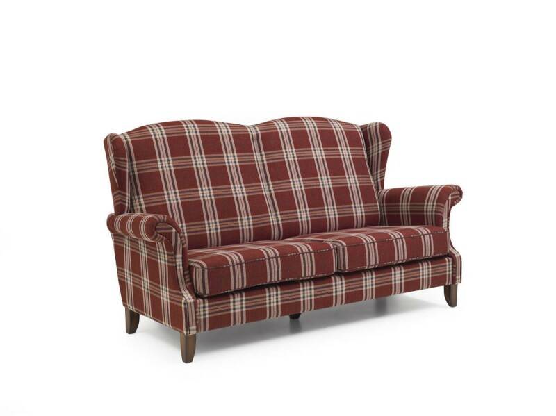 Sofa Valentina - 2,5-Sitzer Flachgewebe rot von Max Winzer