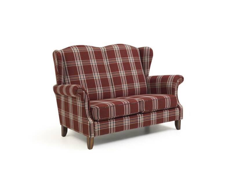 Sofa Valentina - 2-Sitzer Flachgewebe rot von Max Winzer